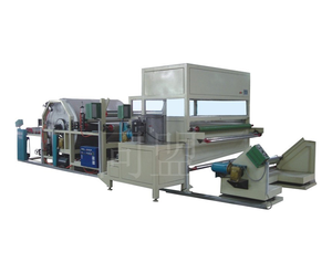 Glue spraying and laminating machine