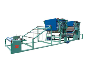 立式双大轮单胶槽网带贴合机